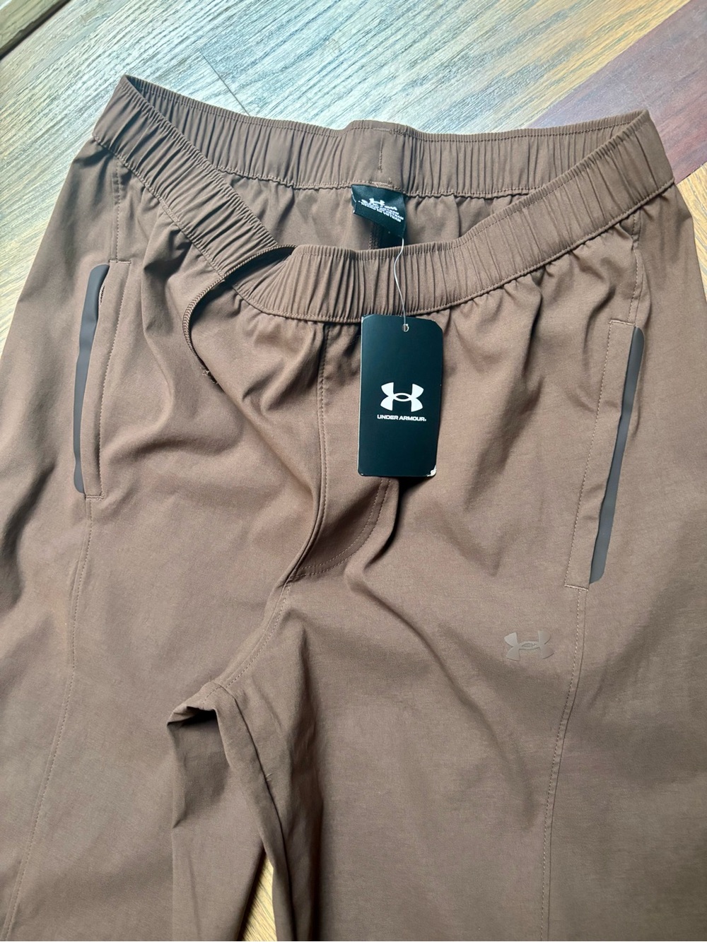 Under Armour Women’s Brown Unstoppable Woven Sz Small Performance Pants NWT - Picture 6 of 7
